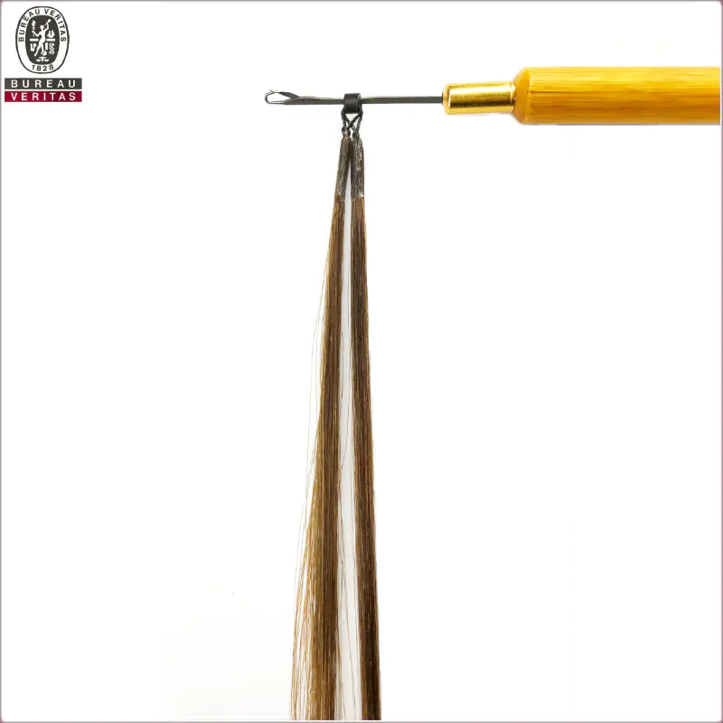 18 pulgadas Venta en caliente de un solo micro-anillo con dos productos de extensiones de pelo de hilo al por mayor proveedor 8''-30''