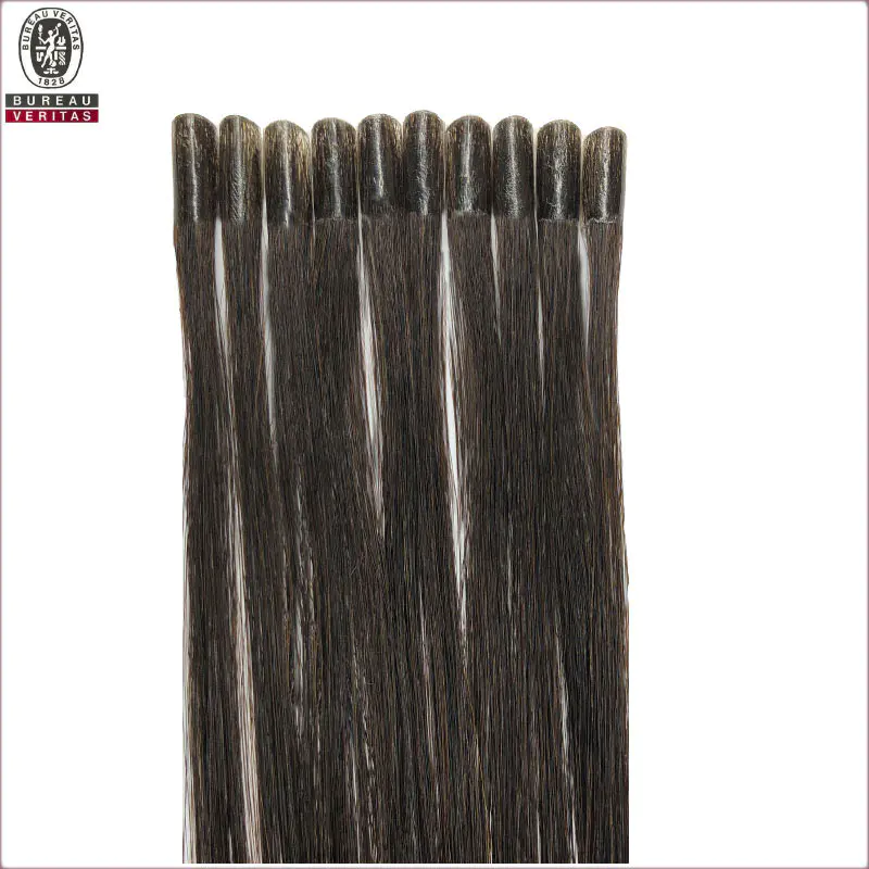 Cabello en forma de U de 16 pulgadas de doble tirar de la capa de corte completa prebonded keratin U-tip cabello