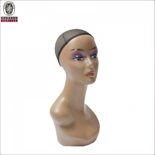 Al por mayor barato promover ventas cabeza de maquillaje Mannequin Display cabello descuento cabeza de maniquí sin hombro