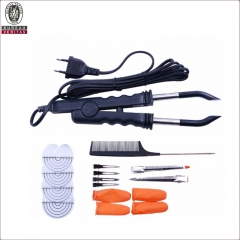 Extensión del cabello Keratin herramienta de hierro set de extensión de la máquina de pelo conector de calor de hierro